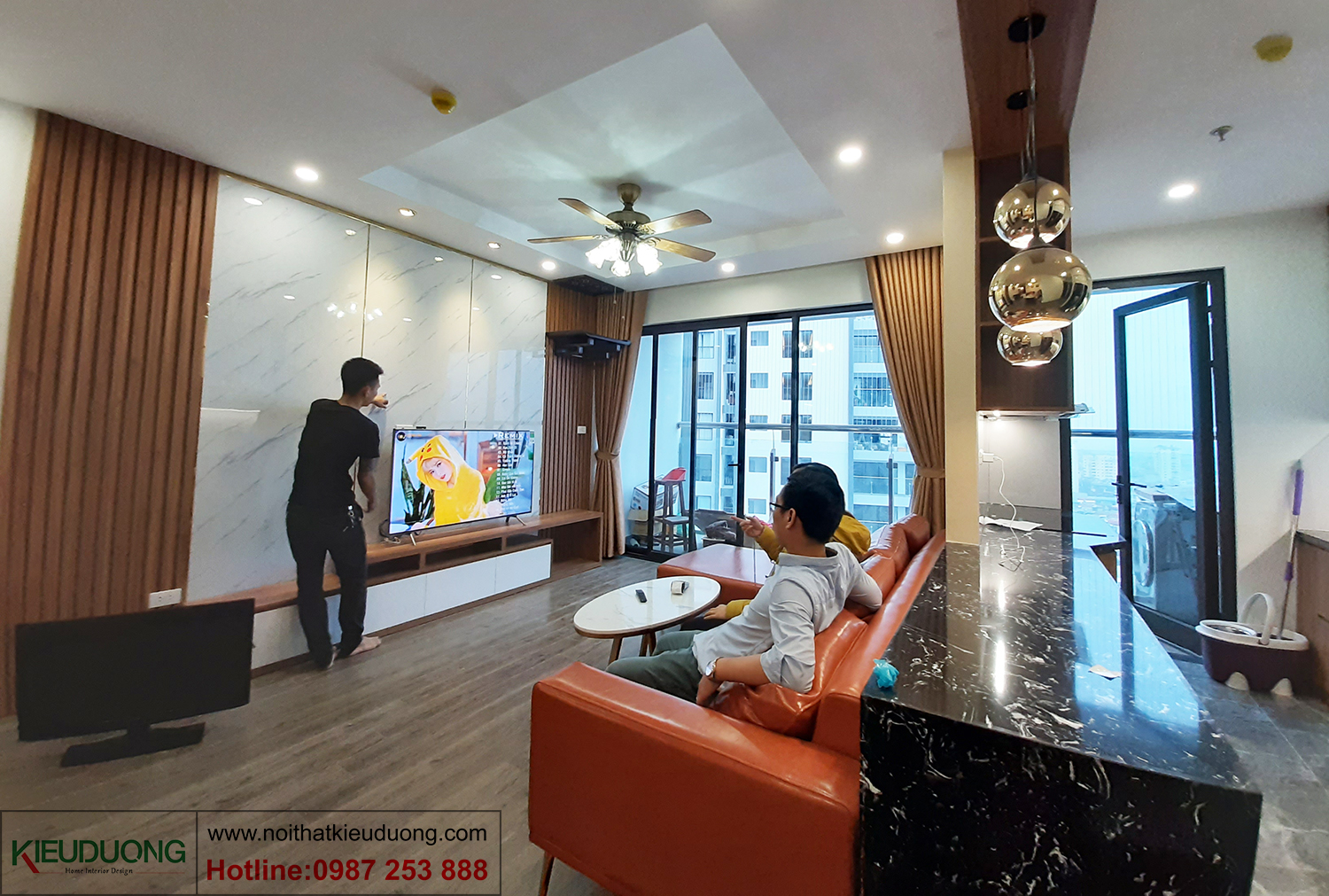 Công trình thi công thực tế chung cư căn 1701 Green Pearl – Minh Khai
