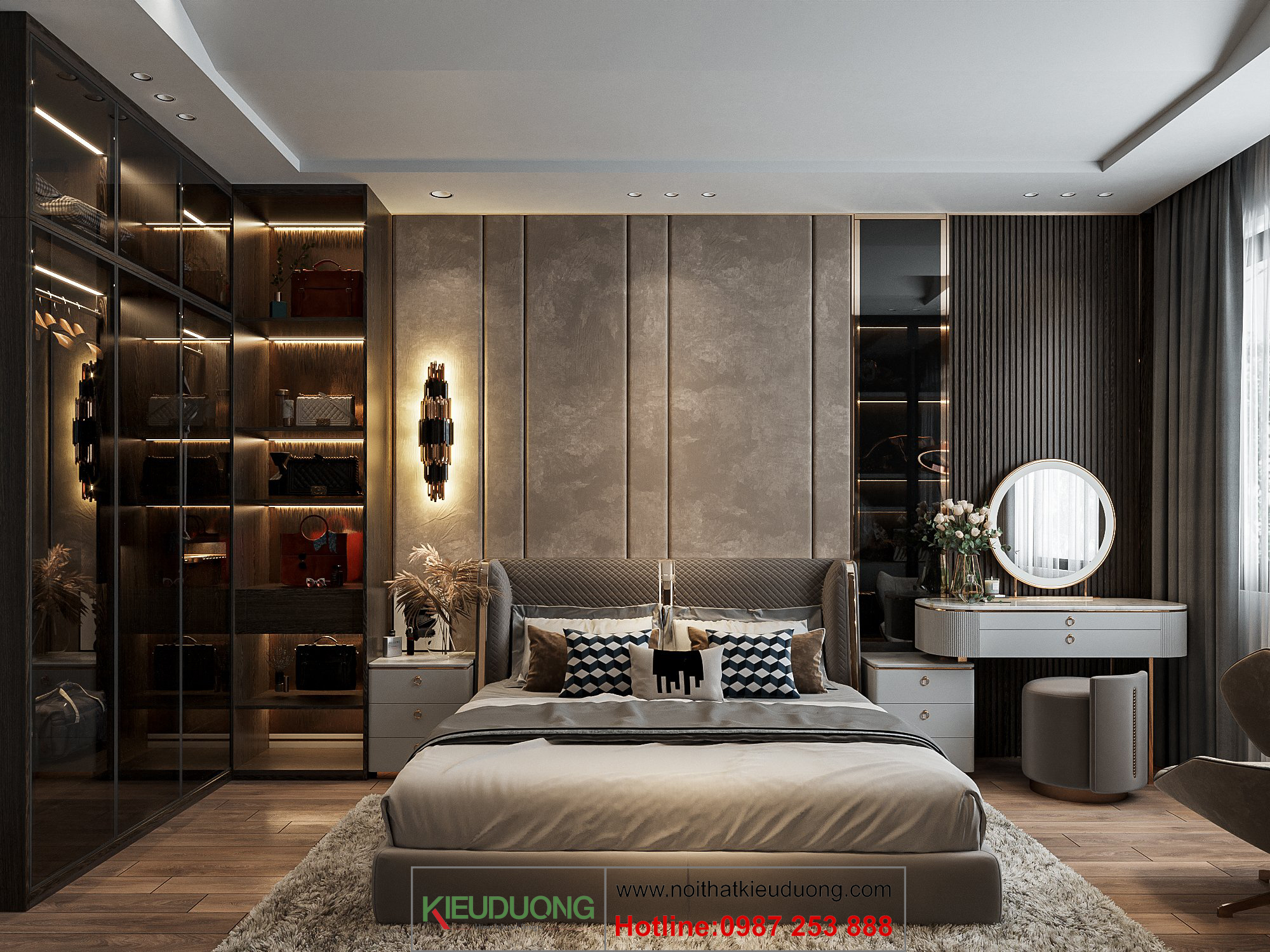 Thiết kế và thi công nội thất căn hộ Vinhome Smart City